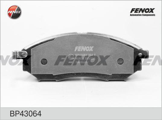 Fenox BP43064 - Əyləc altlığı dəsti, əyləc diski furqanavto.az
