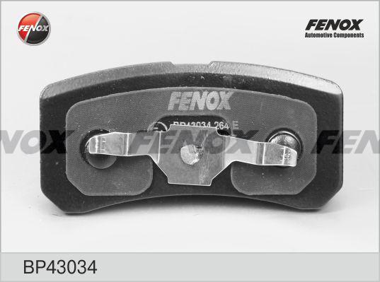 Fenox BP43034 - Əyləc altlığı dəsti, əyləc diski www.furqanavto.az