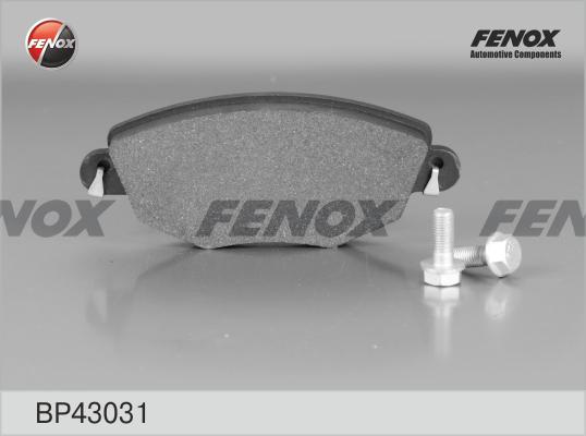 Fenox BP43031 - Əyləc altlığı dəsti, əyləc diski furqanavto.az