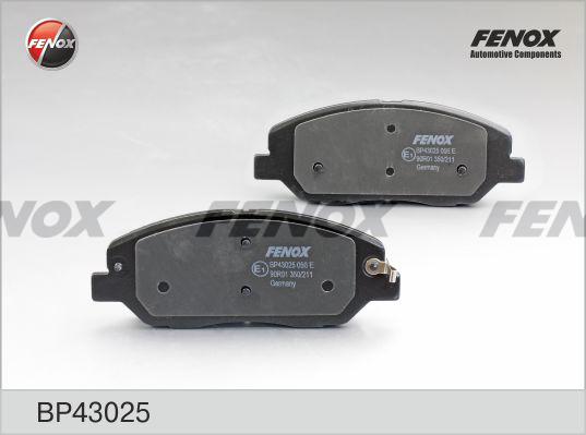 Fenox BP43025 - Əyləc altlığı dəsti, əyləc diski furqanavto.az