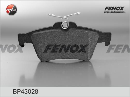 Fenox BP43028 - Əyləc altlığı dəsti, əyləc diski furqanavto.az