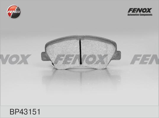 Fenox BP43151 - Əyləc altlığı dəsti, əyləc diski www.furqanavto.az