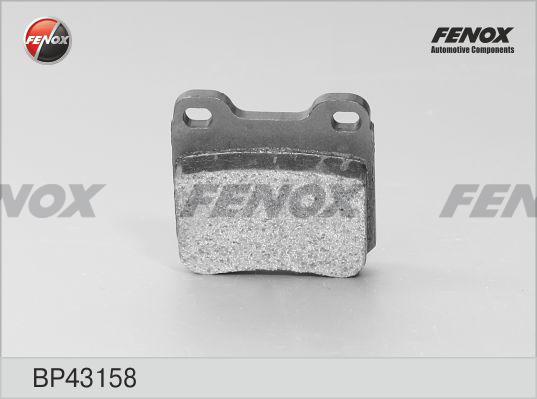 Fenox BP43158 - Əyləc altlığı dəsti, əyləc diski www.furqanavto.az