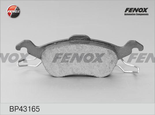 Fenox BP43165 - Əyləc altlığı dəsti, əyləc diski furqanavto.az