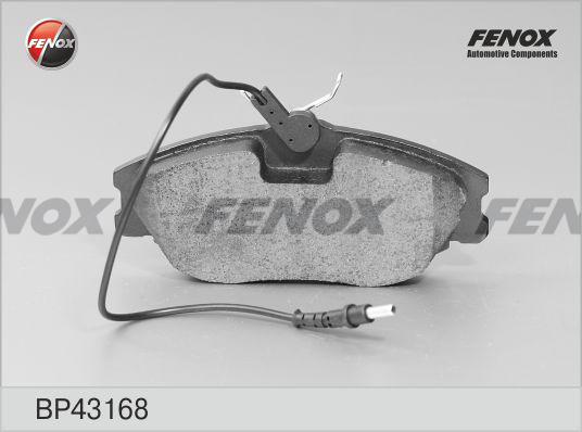 Fenox BP43168 - Əyləc altlığı dəsti, əyləc diski furqanavto.az