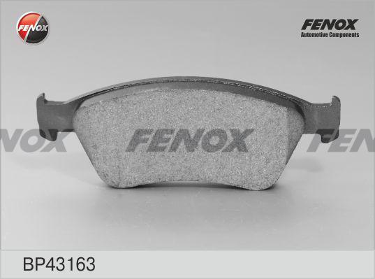 Fenox BP43163 - Əyləc altlığı dəsti, əyləc diski furqanavto.az