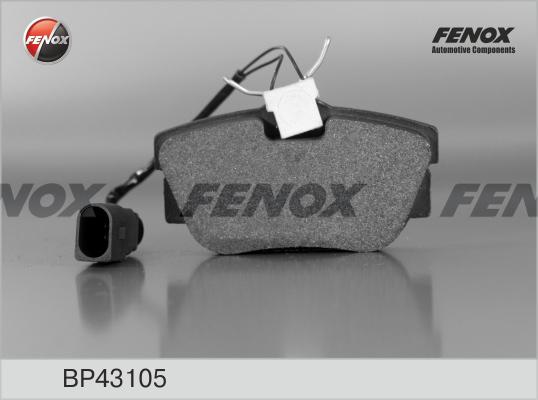 Fenox BP43105 - Əyləc altlığı dəsti, əyləc diski furqanavto.az