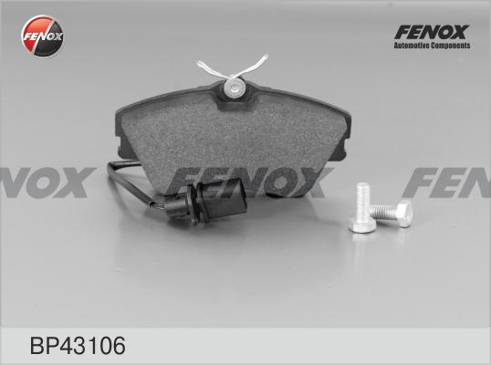 Fenox BP43106 - Əyləc altlığı dəsti, əyləc diski furqanavto.az