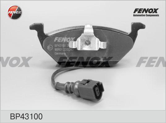 Fenox BP43100 - Əyləc altlığı dəsti, əyləc diski furqanavto.az