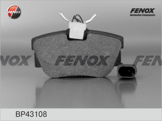 Fenox BP43108 - Əyləc altlığı dəsti, əyləc diski furqanavto.az