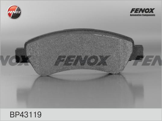 Fenox BP43119 - Əyləc altlığı dəsti, əyləc diski furqanavto.az