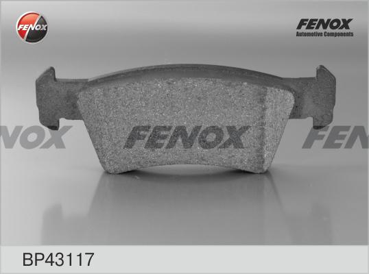 Fenox BP43117 - Əyləc altlığı dəsti, əyləc diski furqanavto.az