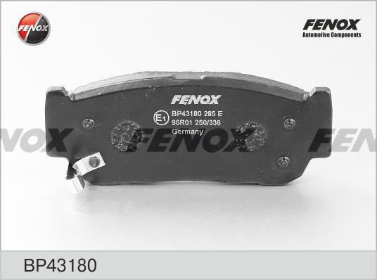 Fenox BP43180 - Əyləc altlığı dəsti, əyləc diski furqanavto.az