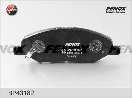 Fenox BP43182 - Əyləc altlığı dəsti, əyləc diski furqanavto.az