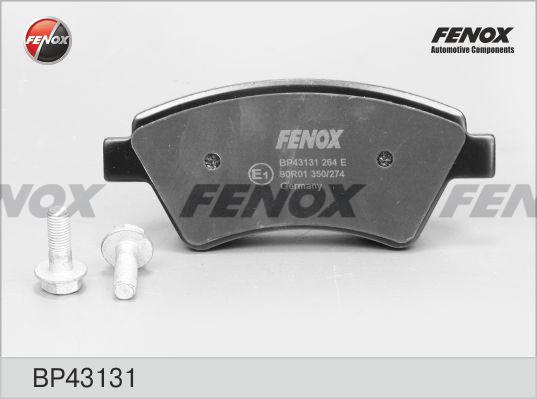 Fenox BP43131 - Əyləc altlığı dəsti, əyləc diski furqanavto.az