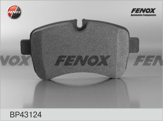 Fenox BP43124 - Əyləc altlığı dəsti, əyləc diski furqanavto.az