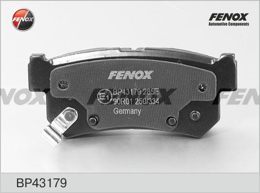 Fenox BP43179 - Əyləc altlığı dəsti, əyləc diski furqanavto.az