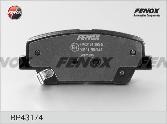 Fenox BP43174 - Əyləc altlığı dəsti, əyləc diski furqanavto.az