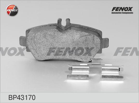 Fenox BP43170 - Əyləc altlığı dəsti, əyləc diski furqanavto.az