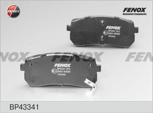 Fenox BP43341 - Əyləc altlığı dəsti, əyləc diski furqanavto.az