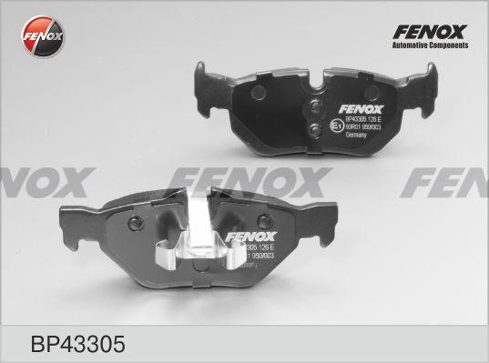 Fenox BP43305 - Əyləc altlığı dəsti, əyləc diski furqanavto.az