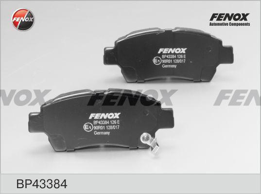 Fenox BP43384 - Əyləc altlığı dəsti, əyləc diski furqanavto.az