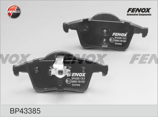 Fenox BP43385 - Əyləc altlığı dəsti, əyləc diski furqanavto.az