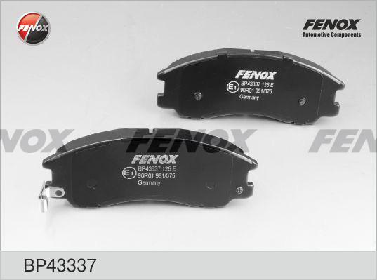 Fenox BP43337 - Əyləc altlığı dəsti, əyləc diski furqanavto.az