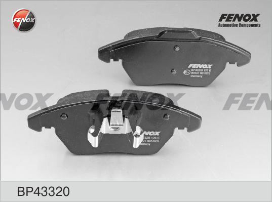 Fenox BP43320 - Əyləc altlığı dəsti, əyləc diski furqanavto.az