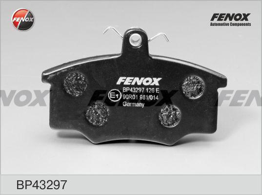 Fenox BP43297 - Əyləc altlığı dəsti, əyləc diski furqanavto.az