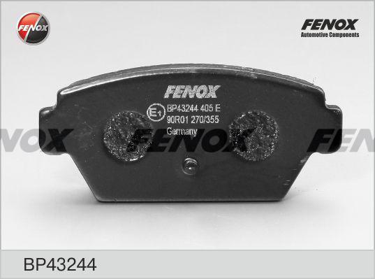 Fenox BP43244 - Əyləc altlığı dəsti, əyləc diski furqanavto.az