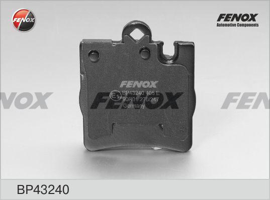 Fenox BP43240 - Əyləc altlığı dəsti, əyləc diski furqanavto.az