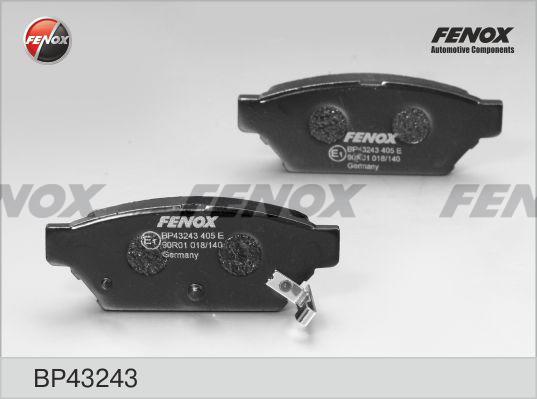 Fenox BP43243 - Əyləc altlığı dəsti, əyləc diski furqanavto.az