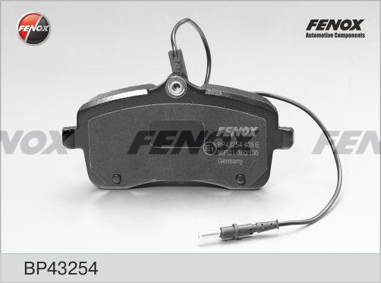 Fenox BP43254 - Əyləc altlığı dəsti, əyləc diski furqanavto.az