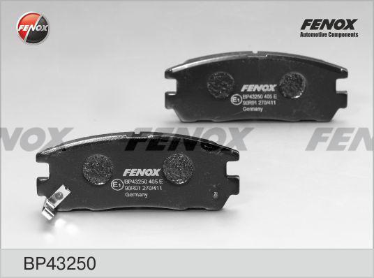 Fenox BP43250 - Əyləc altlığı dəsti, əyləc diski furqanavto.az