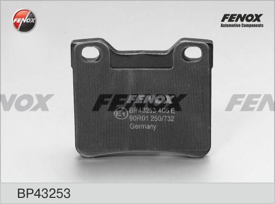 Fenox BP43253 - Əyləc altlığı dəsti, əyləc diski furqanavto.az