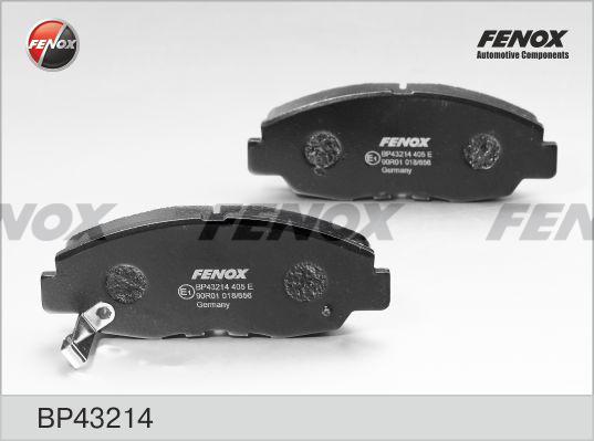 Fenox BP43214 - Əyləc altlığı dəsti, əyləc diski furqanavto.az