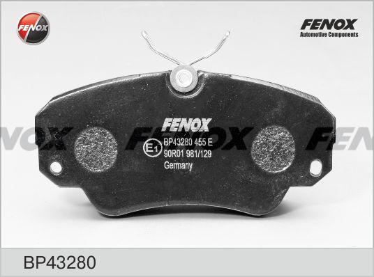 Fenox BP43280 - Əyləc altlığı dəsti, əyləc diski furqanavto.az