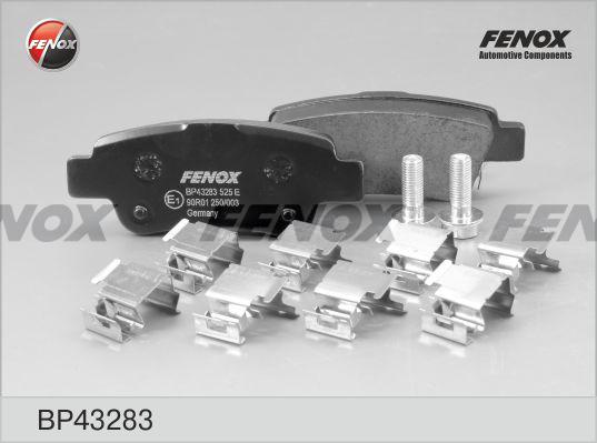 Fenox BP43283 - Əyləc altlığı dəsti, əyləc diski furqanavto.az