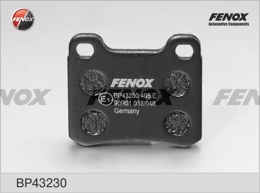 Fenox BP43230 - Əyləc altlığı dəsti, əyləc diski www.furqanavto.az