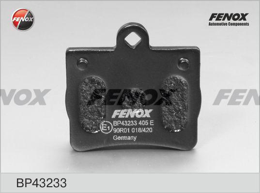 Fenox BP43233 - Əyləc altlığı dəsti, əyləc diski www.furqanavto.az