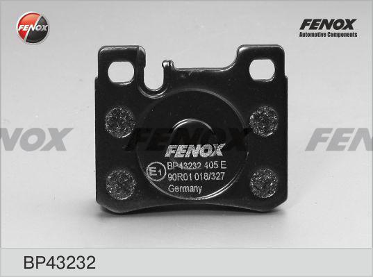 Fenox BP43232 - Əyləc altlığı dəsti, əyləc diski www.furqanavto.az