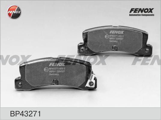 Fenox BP43271 - Əyləc altlığı dəsti, əyləc diski furqanavto.az