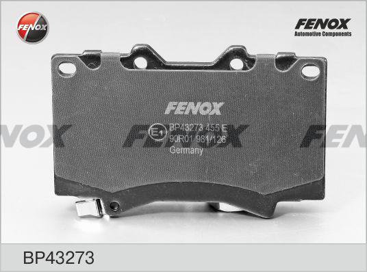 Fenox BP43273 - Əyləc altlığı dəsti, əyləc diski furqanavto.az