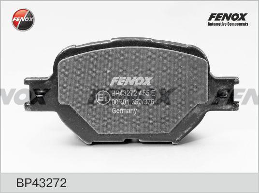 Fenox BP43272 - Əyləc altlığı dəsti, əyləc diski furqanavto.az