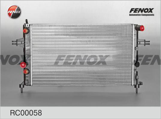 Fenox RC00058 - Radiator, mühərrikin soyudulması furqanavto.az
