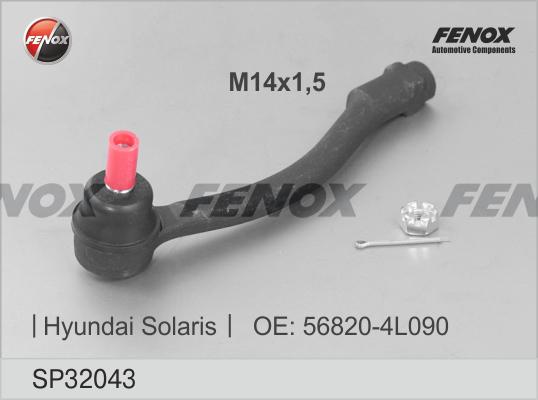 Fenox SP32043 - Bağlama çubuğunun sonu furqanavto.az