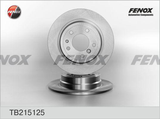 Fenox TB215125 - Əyləc Diski furqanavto.az