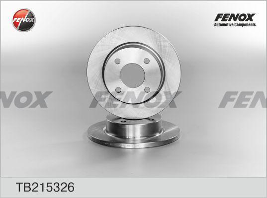 Fenox TB215326 - Əyləc Diski furqanavto.az