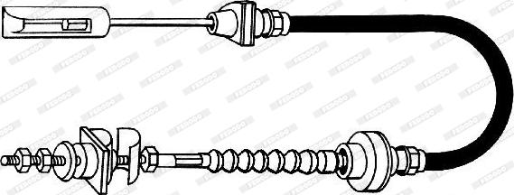 Ferodo FCC421066 - Debriyaj kabeli furqanavto.az